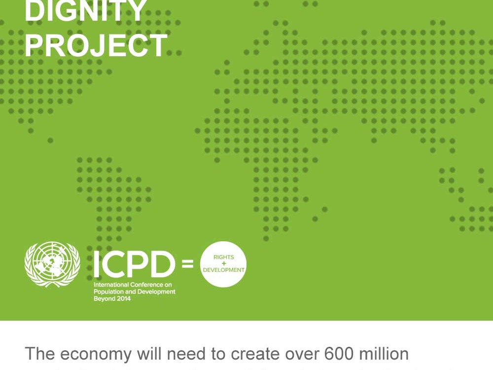 infographic for I.C.P.D. U.N.F.P.A The Dignity Project