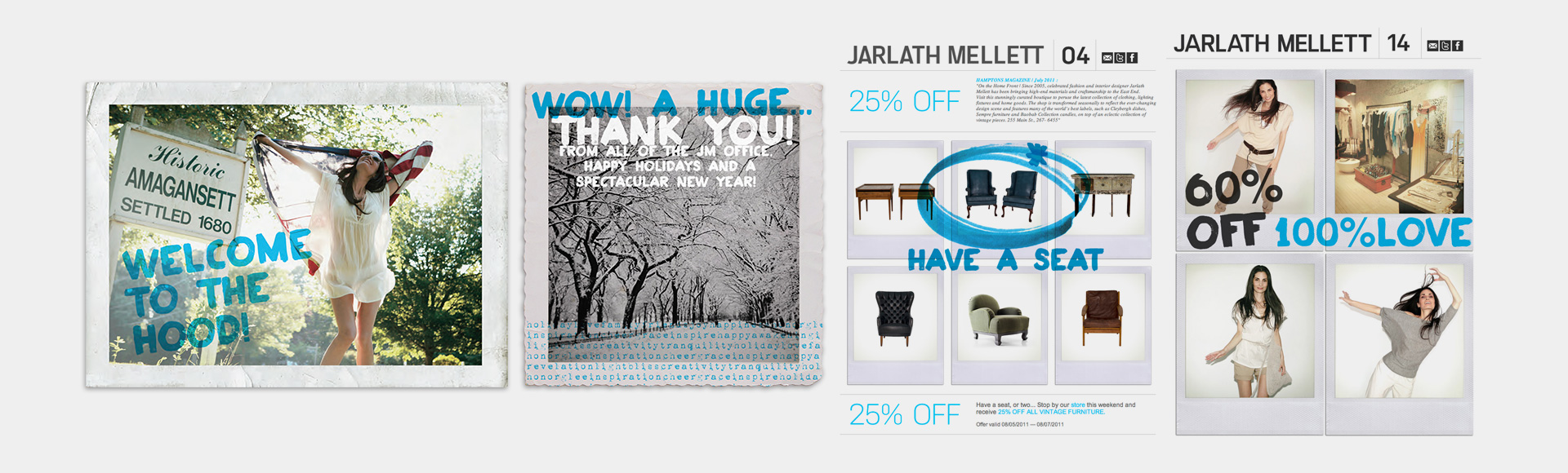 Jarlath Mellett promotional graphics