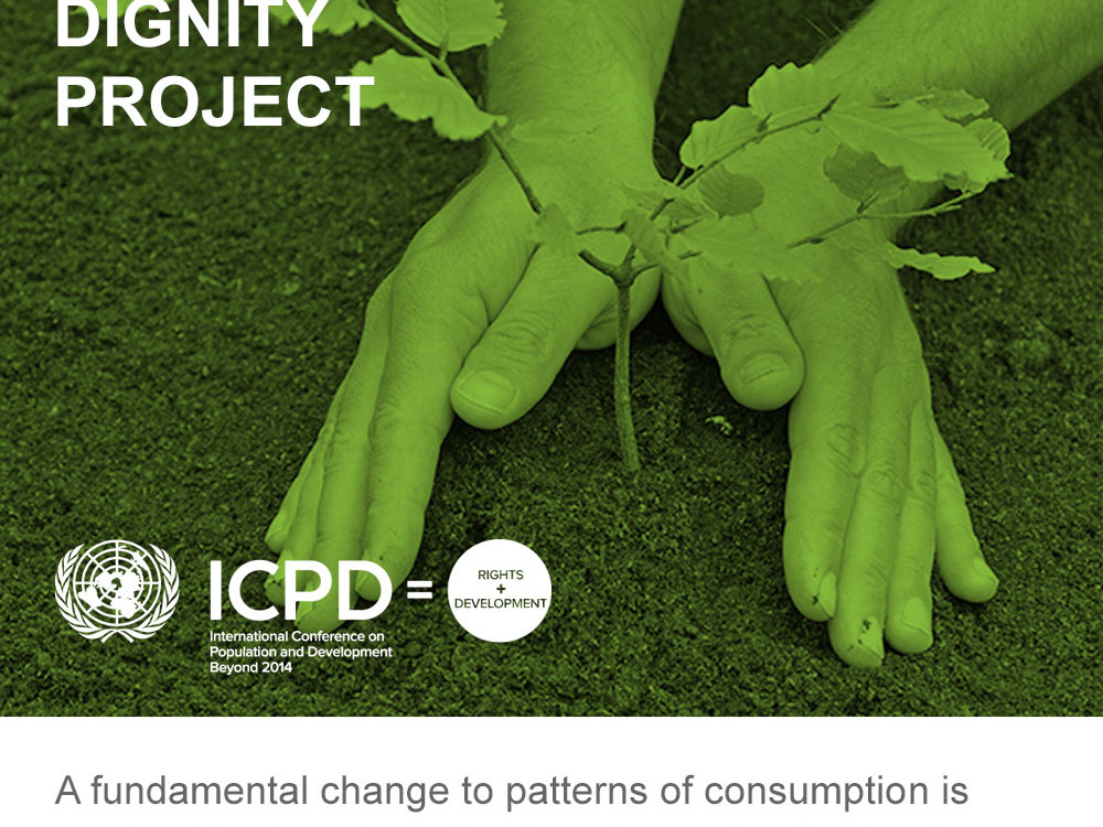 Infographic for I.C.P.D. U.N.F.P.A The Dignity Project