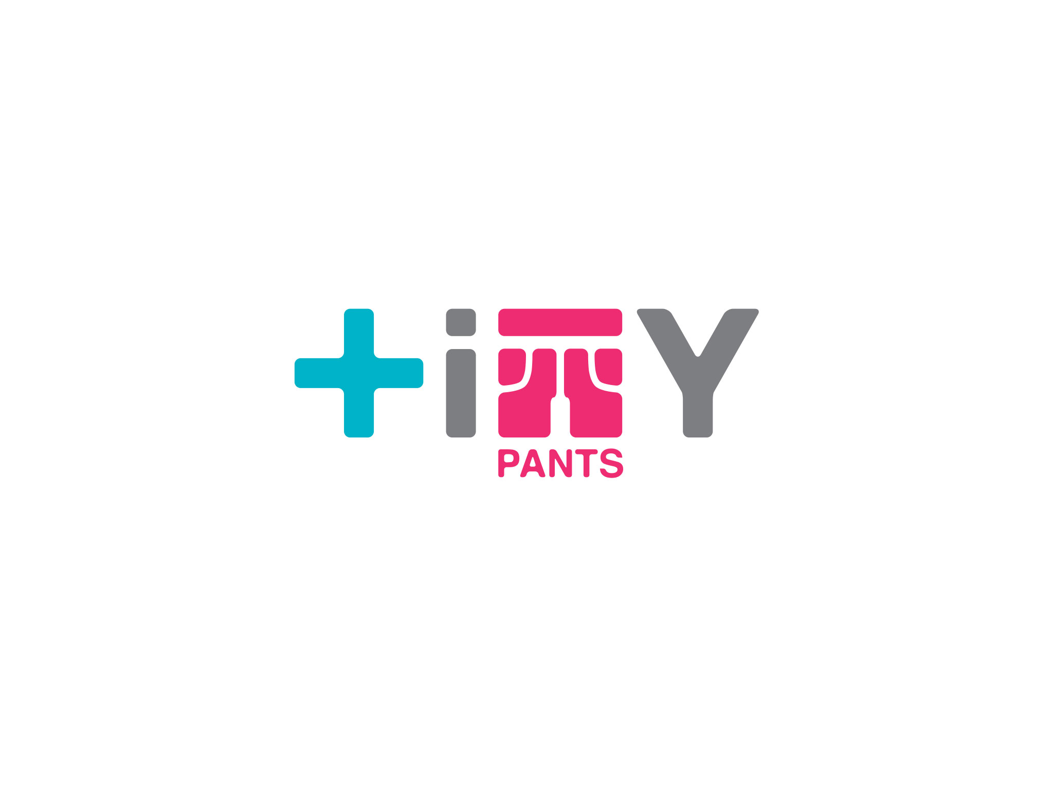 Tiny Pants Kids apparel award winning logo