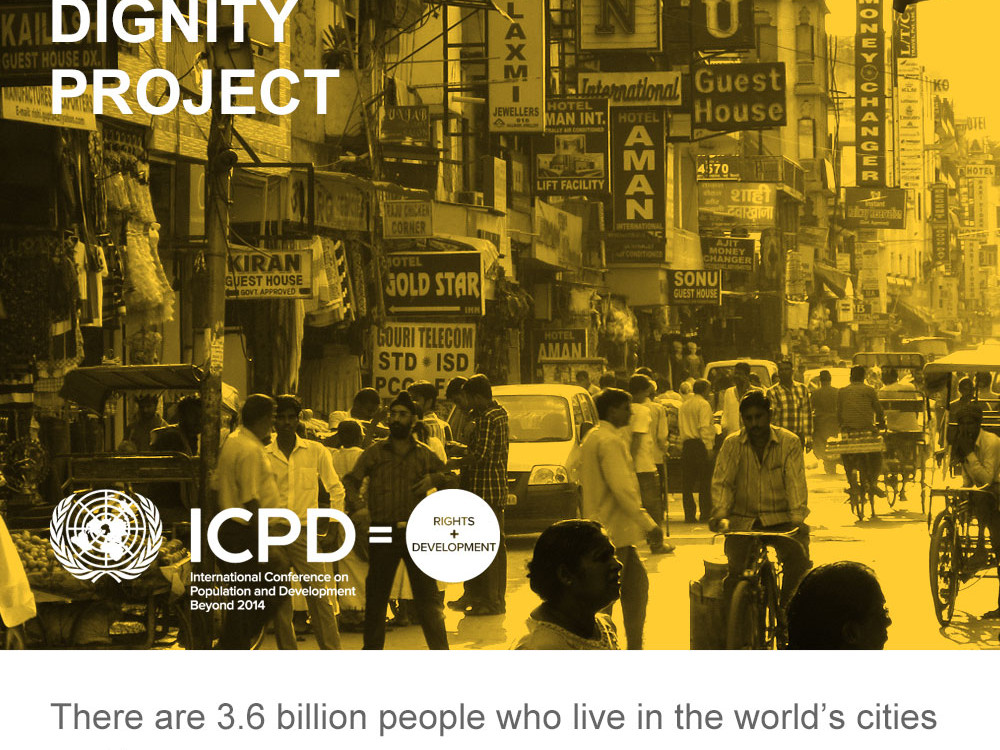 Infographic for I.C.P.D. U.N.F.P.A The Dignity Project