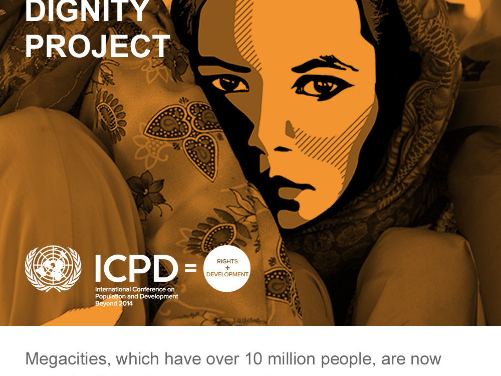 infographic for I.C.P.D. U.N.F.P.A The Dignity Project