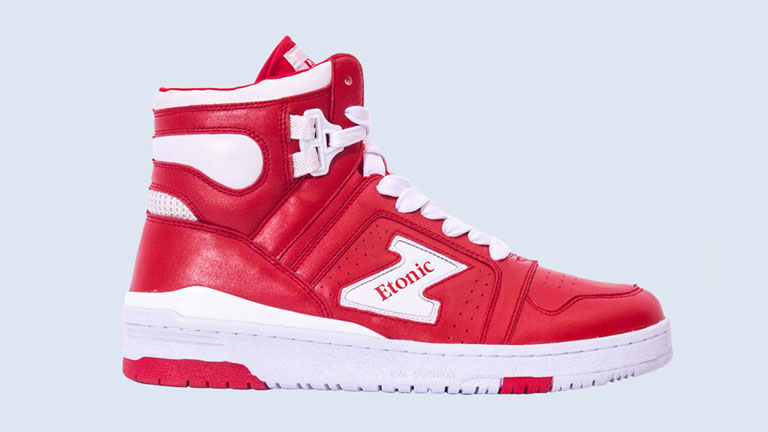 Etonic Hakeen Olajuwon Red High Top Sneaker Photo