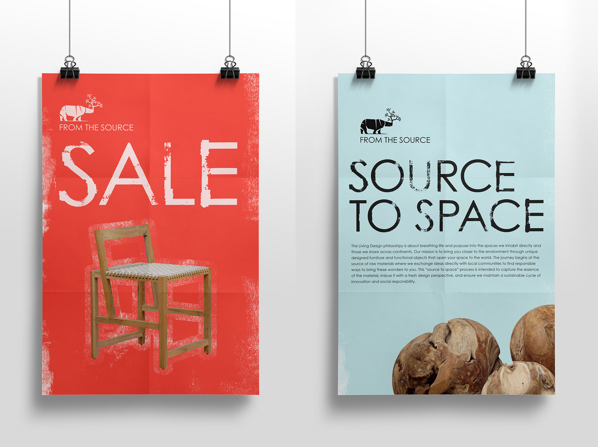 Spil Creative poster design for From The Source