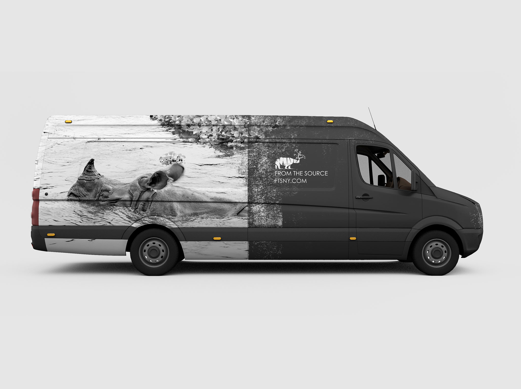 Spil Creative delivery van design for From The Source
