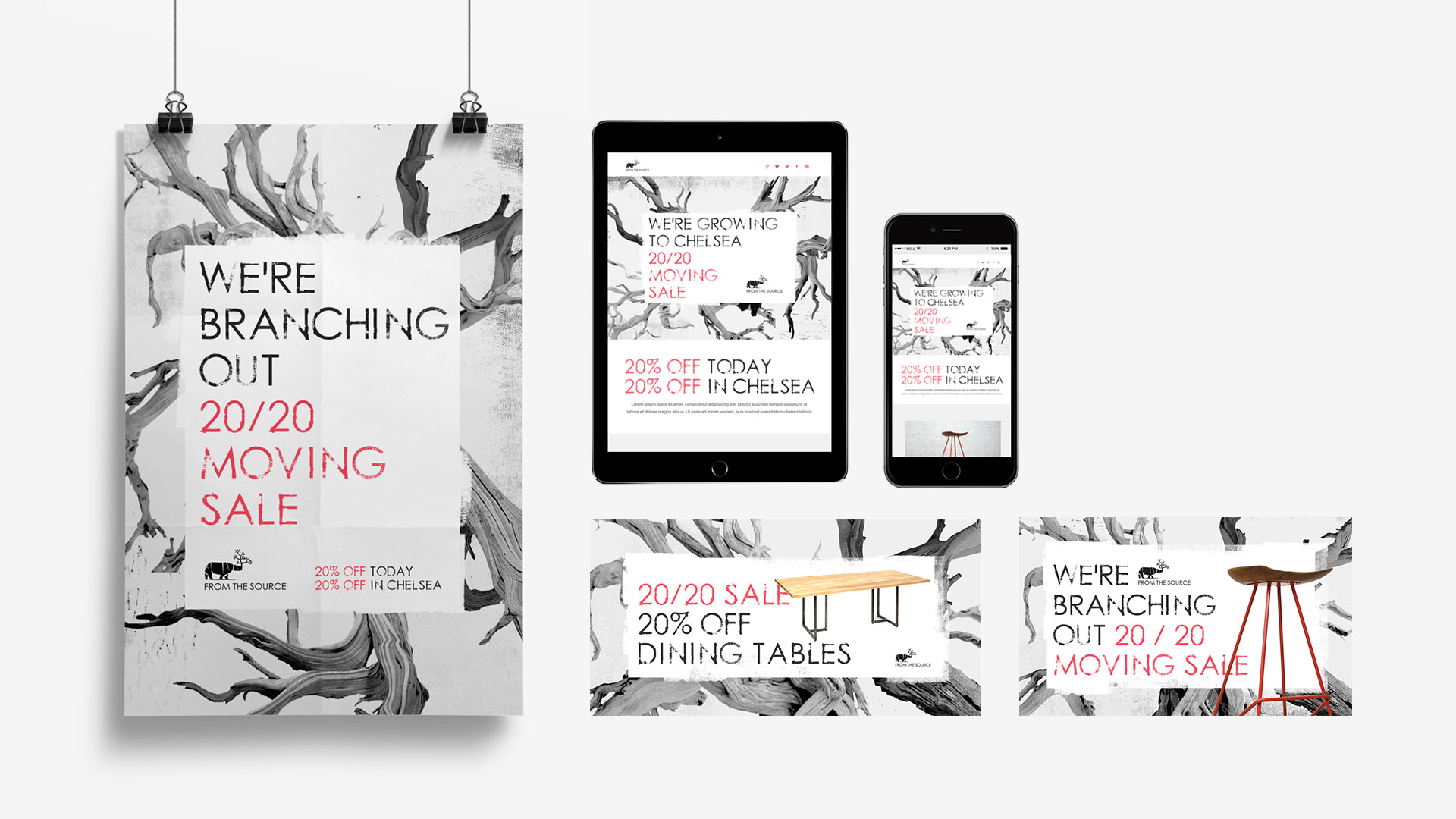 Spil Creative Promotional designs for From The Source