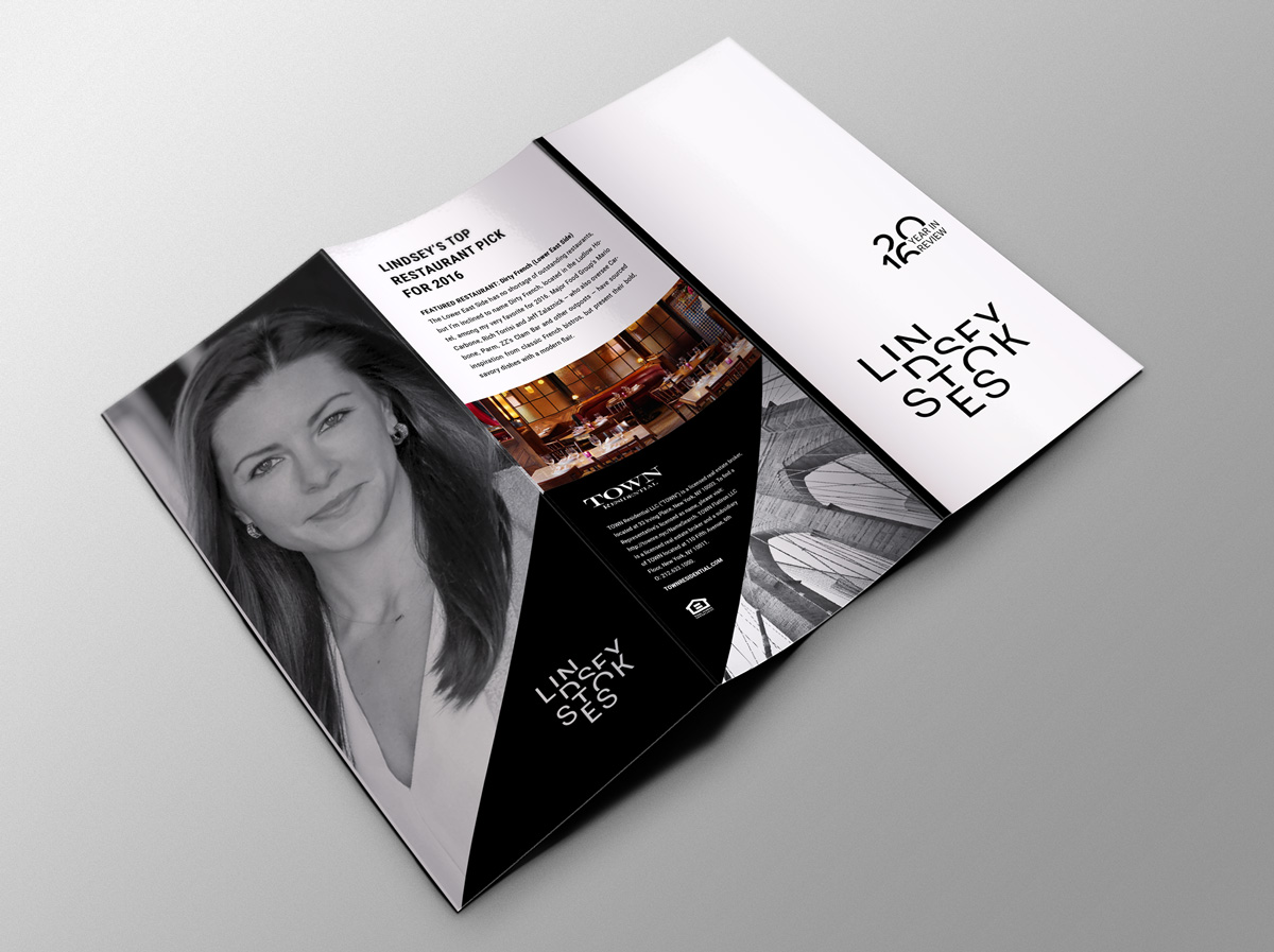 Lindsey Stokes Printed Brochure