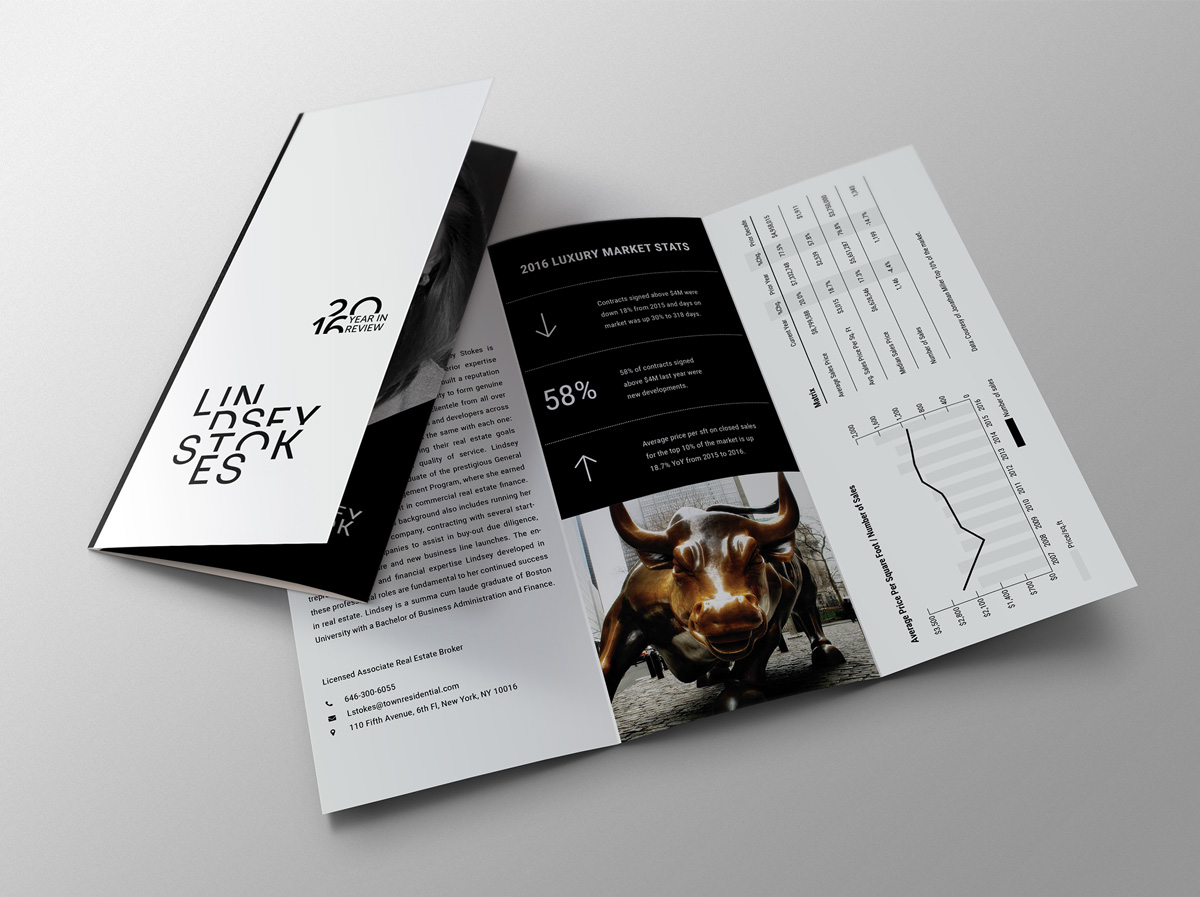 Lindsey Stokes Printed Brochure