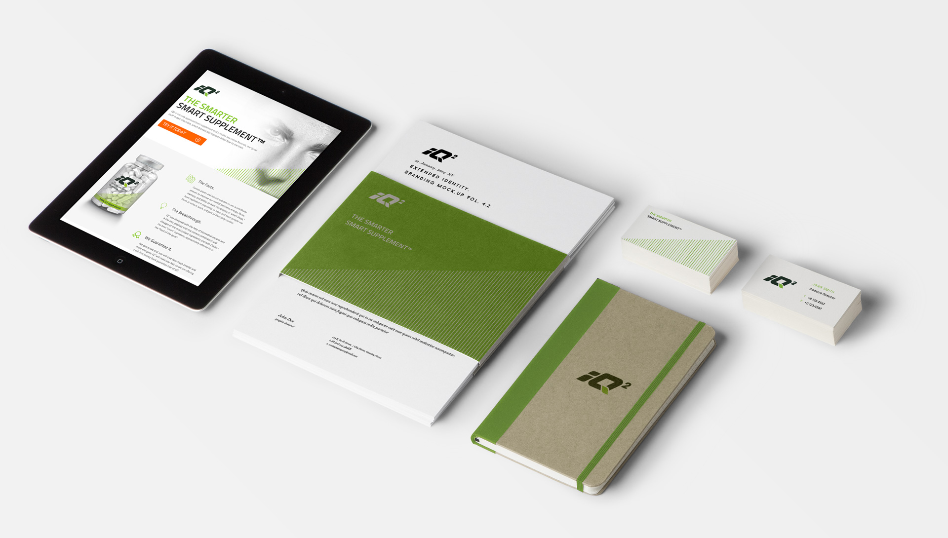 iQ2 Nootropics Branded Stationery