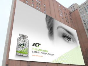 iQ2 Nootropics Outdoor Billboard