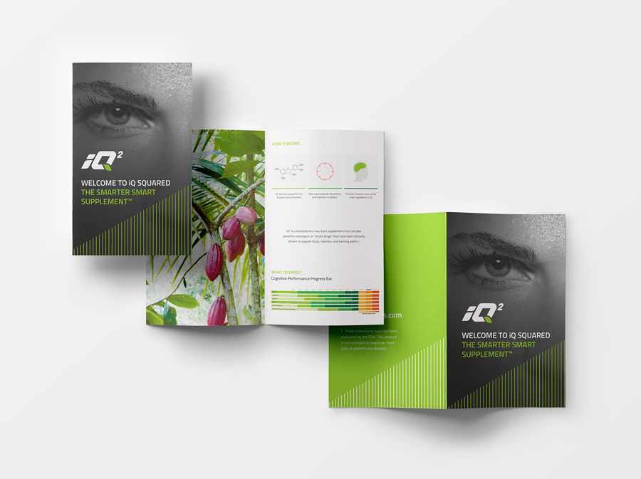 iQ2 Nootropics Printed Brochure